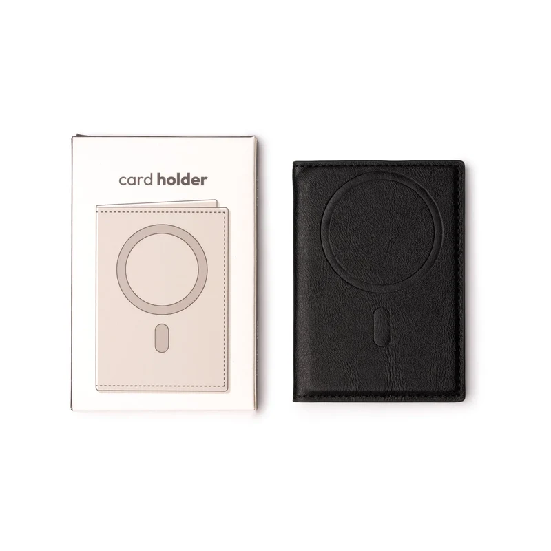 Porte-cartes Magnétique cuir PU recyclé - Accessoire Smartphone
