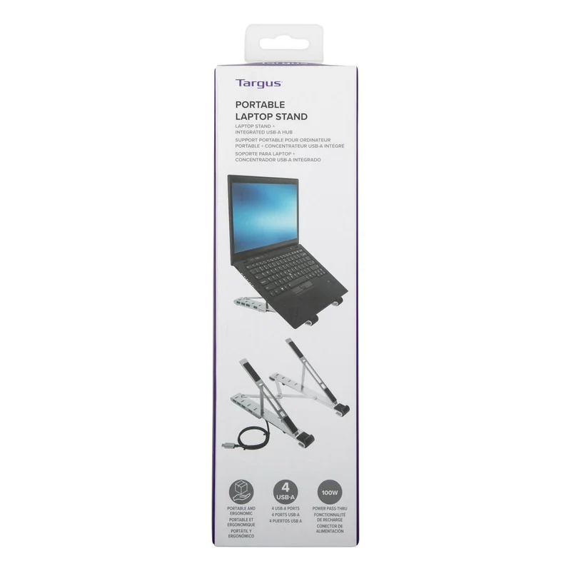 Support portable avec concentrateur USB-C intégré*