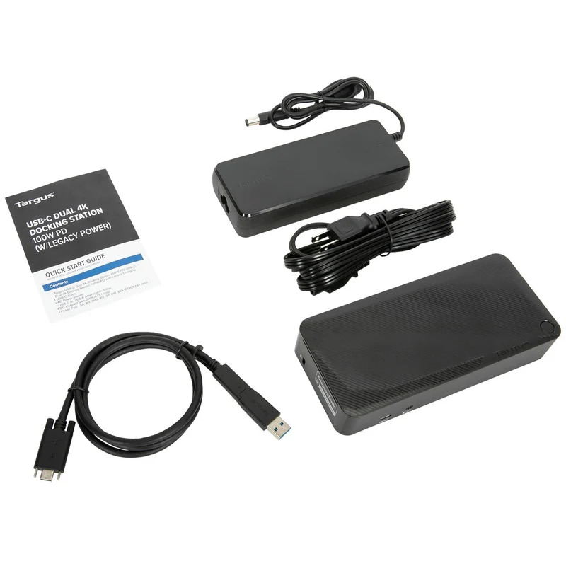 Station d'accueil USB-C universelle DV4K avec 100W Power Delivery