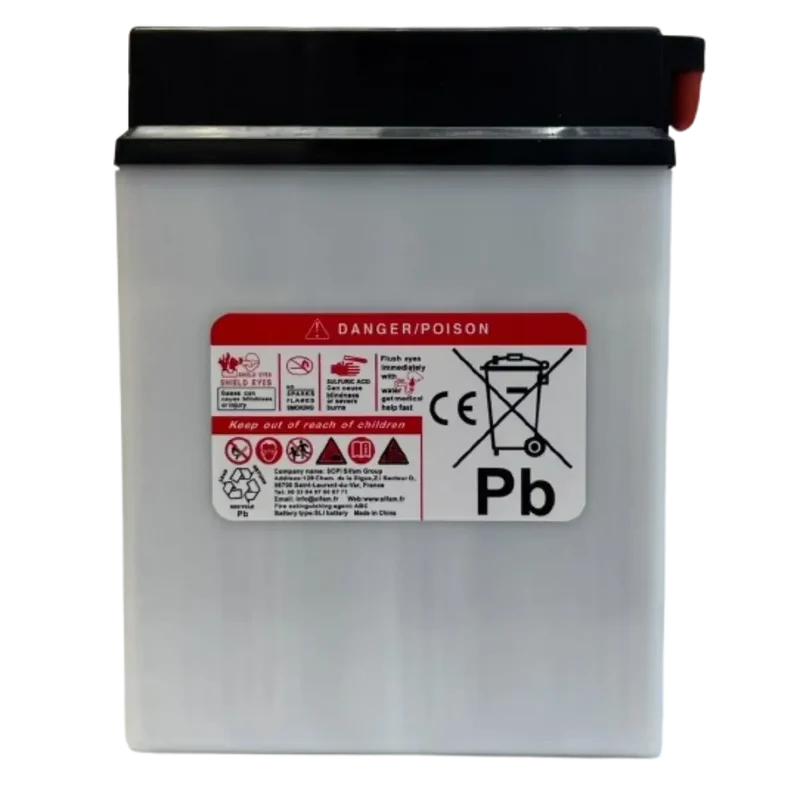 Batterie Moto KYOTO YB14A-A2 12V – Conventionnelle avec Entretien livrée avec Pack Acide