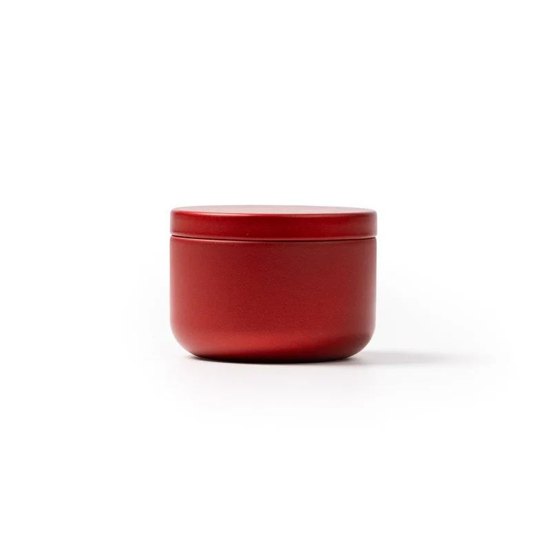 Bougie en Cire Végétale - Écrin Métal Mat Parfum Floral
