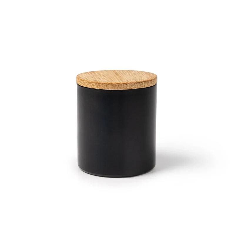 Bougie Cire végétale Parfumée Vanille - Couvercle Bambou