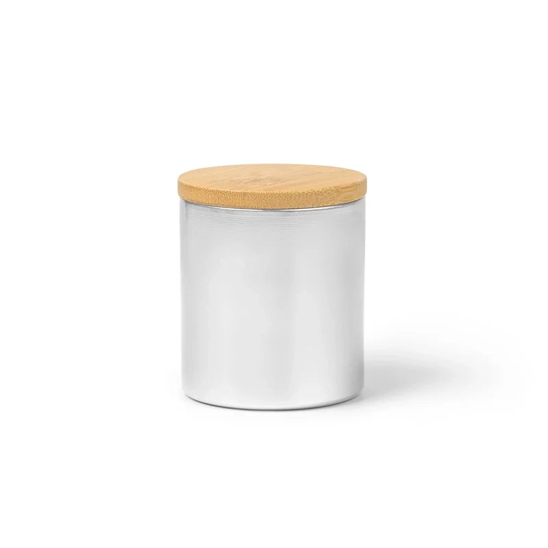 Bougie Cire végétale Parfumée Vanille - Couvercle Bambou