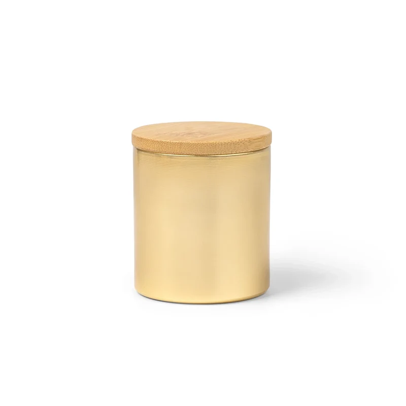 Bougie Cire végétale Parfumée Vanille - Couvercle Bambou