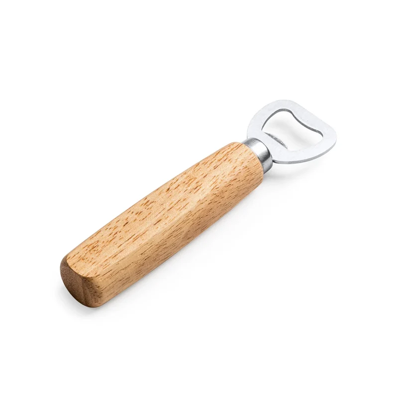 Ouvre-bouteille inox et Bois Naturel - Décapsuleur Ergonomique