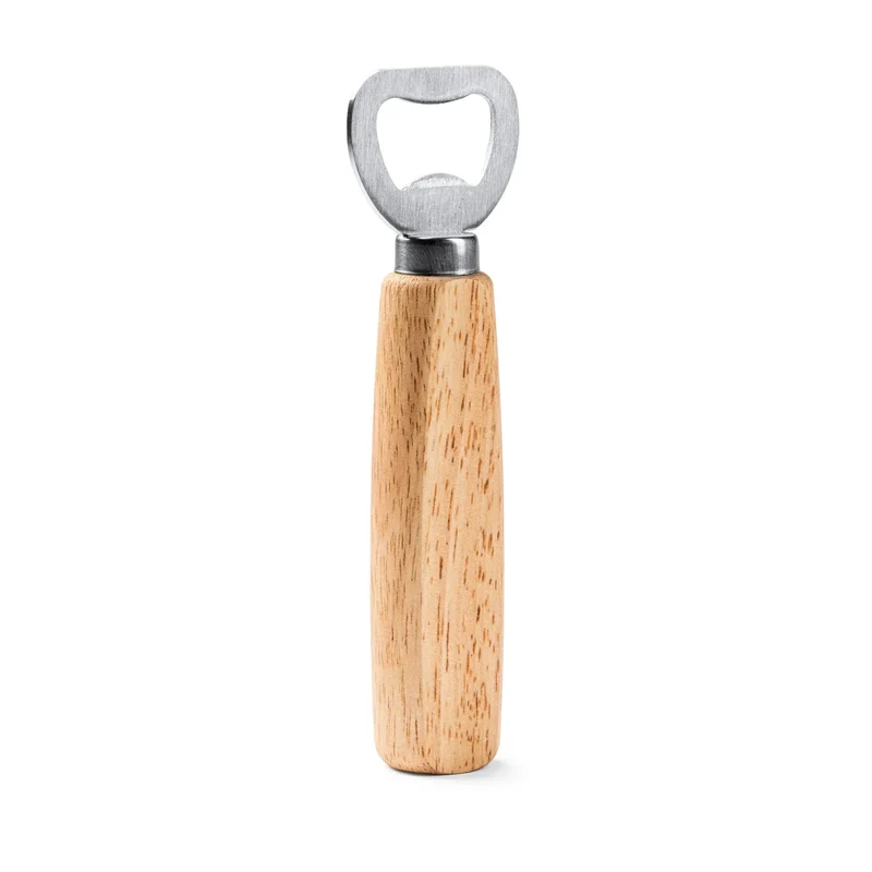 Ouvre-bouteille inox et Bois Naturel - Décapsuleur Ergonomique