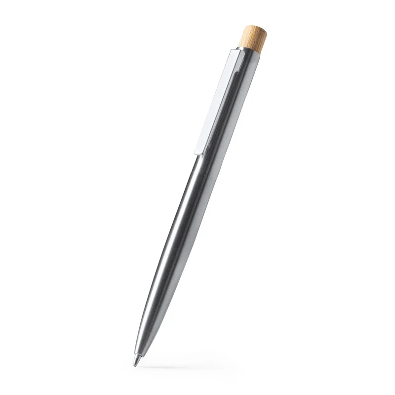 Stylo Bille Inox Recyclé et Bambou - Instrument d'Écriture Durable