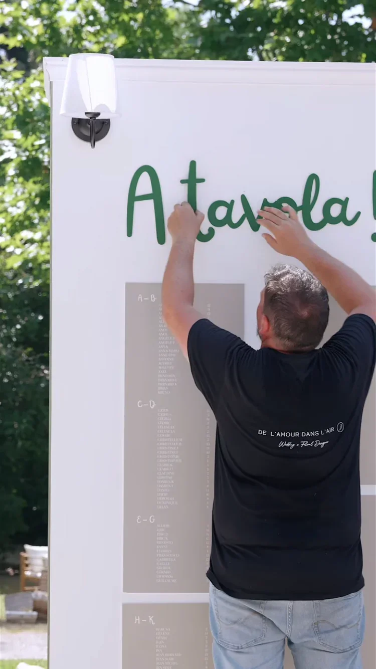 Lettres en Relief Sur Mesure - Logo mural