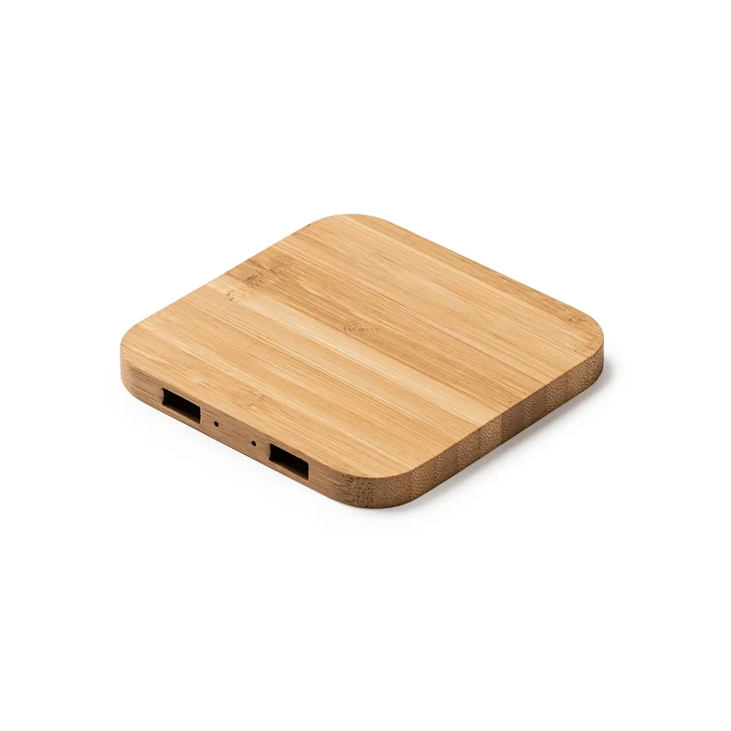CHARGEUR INDUCTION SANS FIL PERSONNALISABLE - BAMBOU