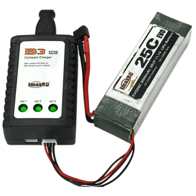 Chargeur de batterie Li-Po 7.4V, 11.1V 2S, 3S pour Imax, Fuchsia, AEG, Airsoft