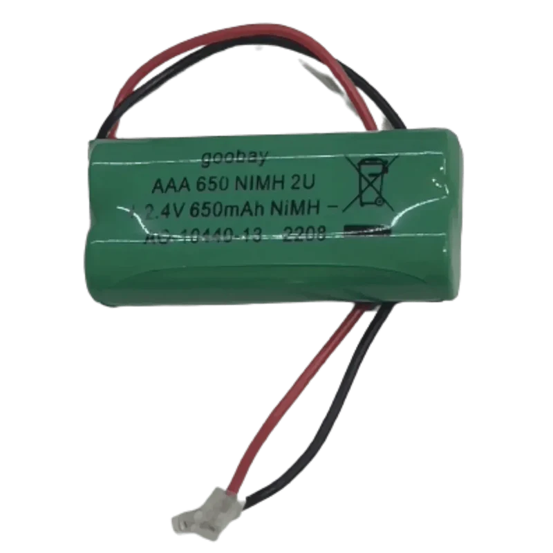 Batterie 2xAAA NiMh 2.4V 650mAh
