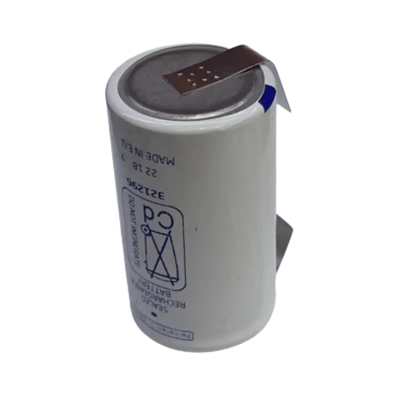Accu 1.2V 4000mAh Ni-Cd avec languettes à souder