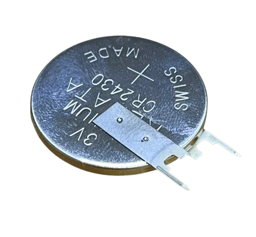 Pile lithium 3V à 2 picots CR2430 V