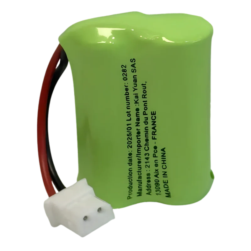 Batterie 2.4V Ni-MH 400 mAh pour téléphone DECT et babyphone