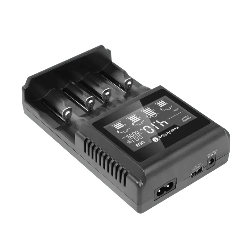Chargeur pour 4 batteries Ni-Mh, Li-ion et LIFEPO4