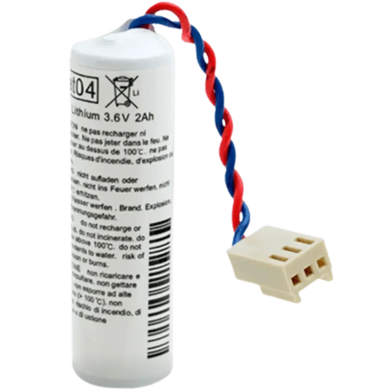 Pile lithium BATLI04 3.6V 2.7Ah compatible Hager Daitem