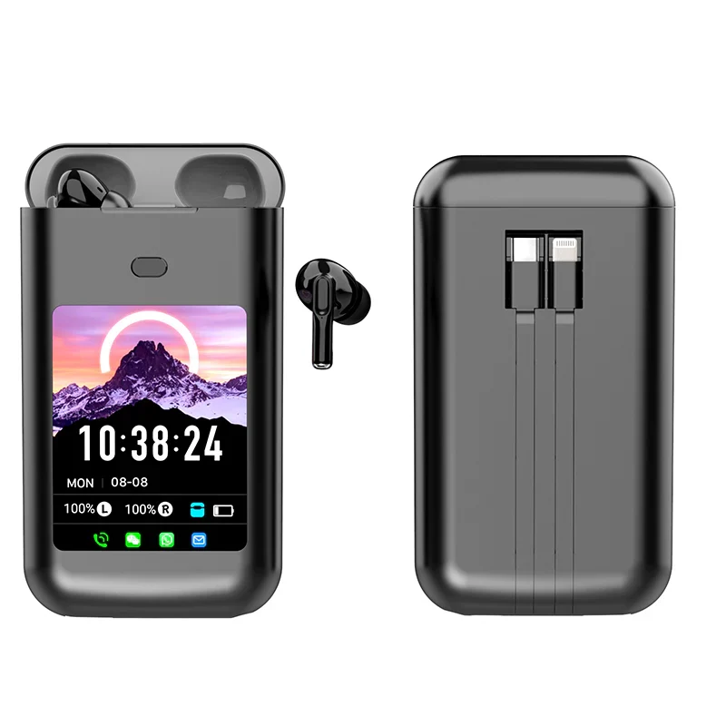 Power Bank avec Écouteurs Intégrés 5000 mAh