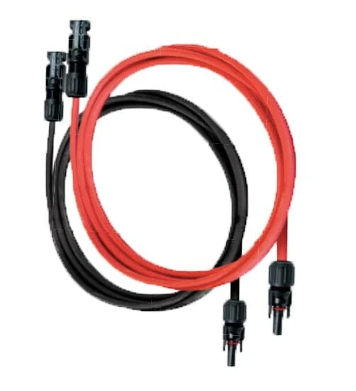 Solar Cable - MC4 Extension pair black + red