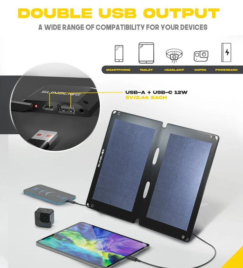 Fusion FLEX 12 Watts - Portable Solar Panel