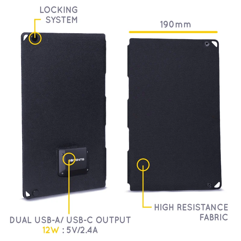 Fusion FLEX 12 Watts - Portable Solar Panel