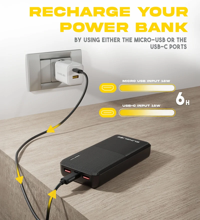 Gravity 20'000 mAh - Fast Portable Power Bank