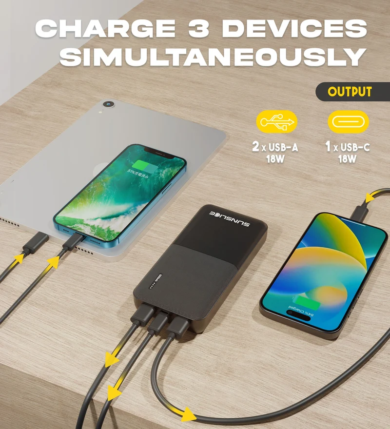Gravity 20'000 mAh - Fast Portable Power Bank