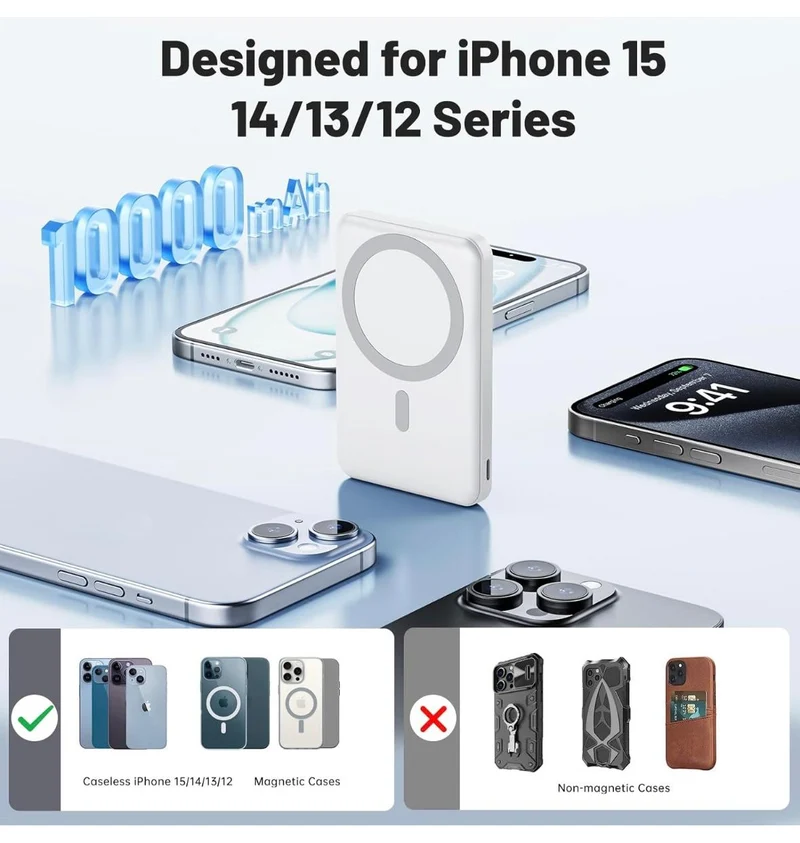 Batterie Magnétique CHARGEUR POUR IPHONE