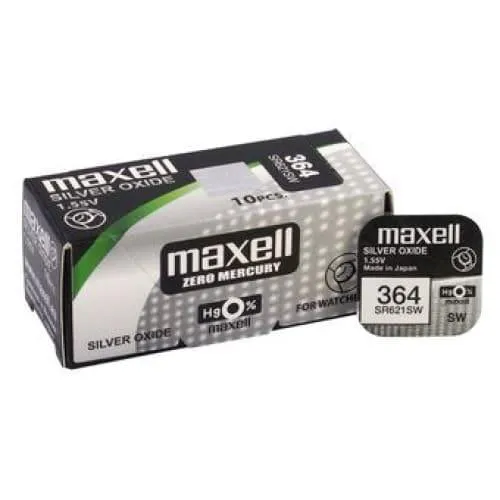 Piles Bouton Montre Oxyde d’Argent 1.55V SR315 à SR399 – Maxell / Varta