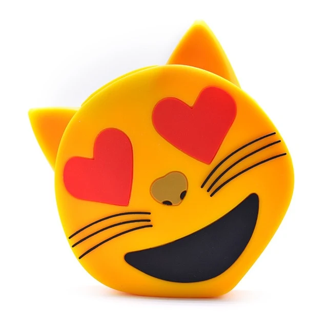 Portable Battery Charger 8000 mah Funny Cute Emoji Unicorn Power Bank 18650 Charge Cartoon Powerbank