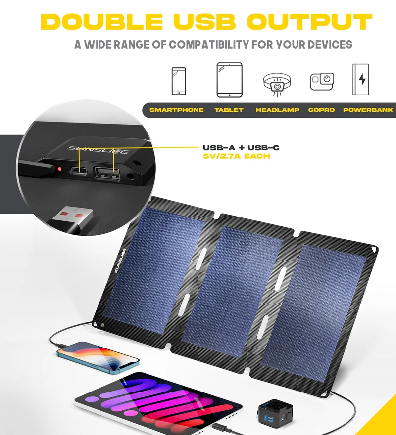 Fusion FLEX 18 Watts - Portable Solar Panel
