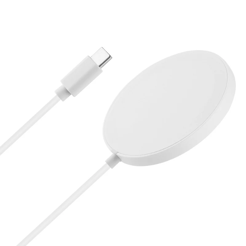 Chargeur Rapide sans Fil Magnetique - Blanc