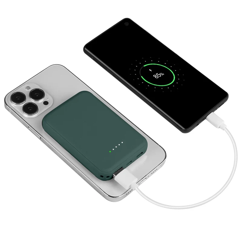 BATTERIE EXTERNE 5000 mAh MAGSAFE - Vert