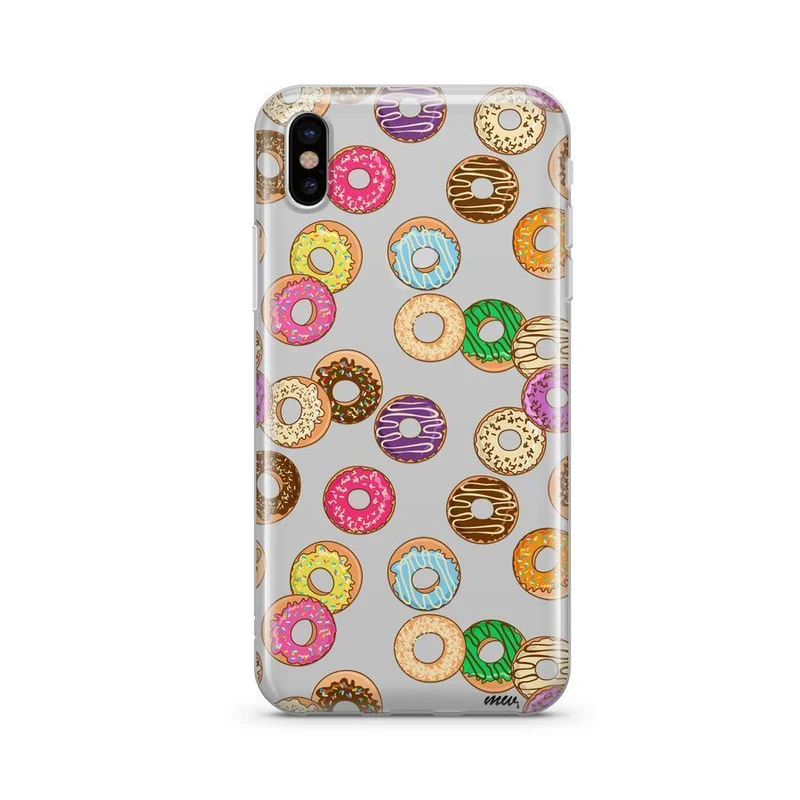 Donut Pandemonium - Clear TPU Case Cover
