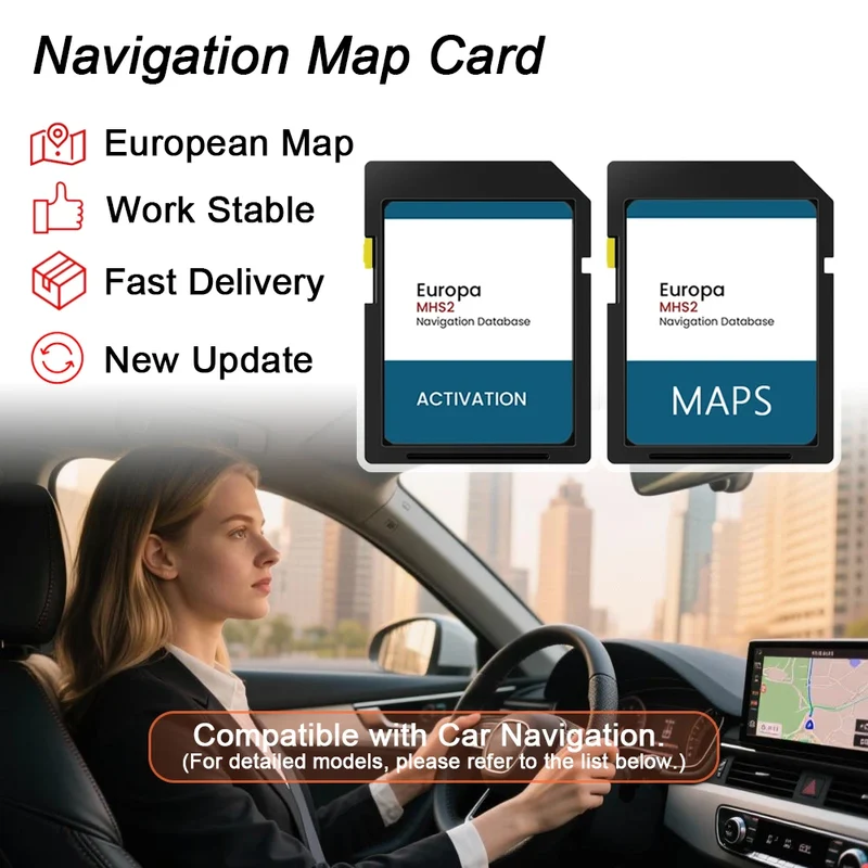 Carte SD Navigation GPS Audi A3 A4 A5 Q5 2015-2020