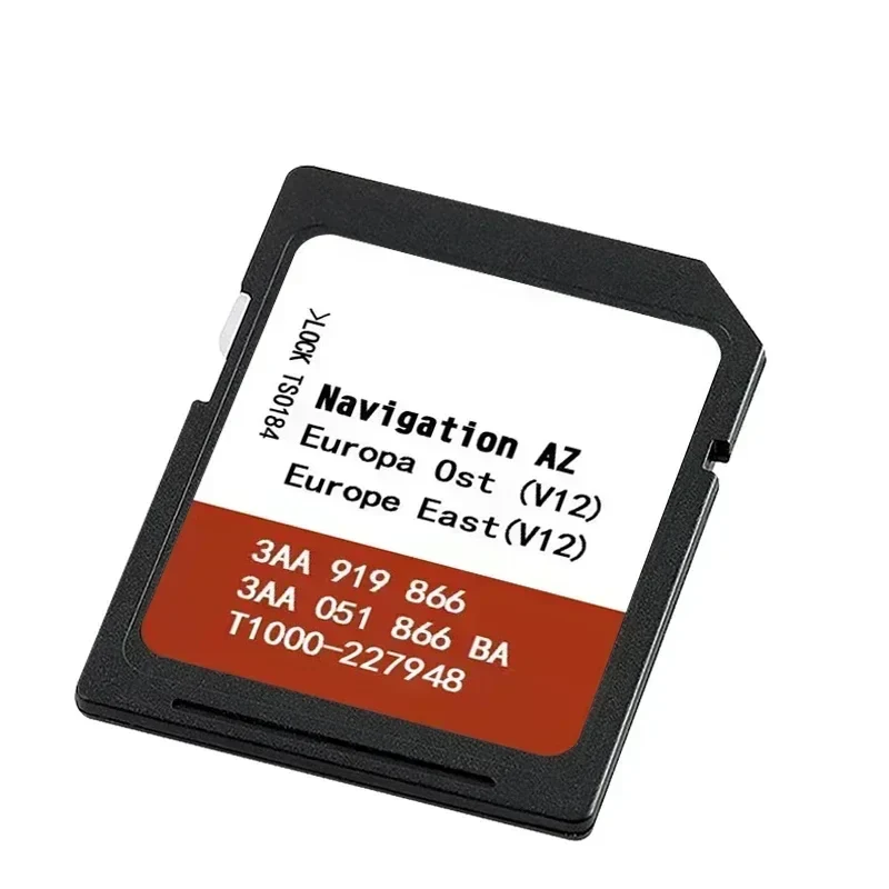 Carte SD GPS RNS 315 VW Seat Skoda Europe de l'Est