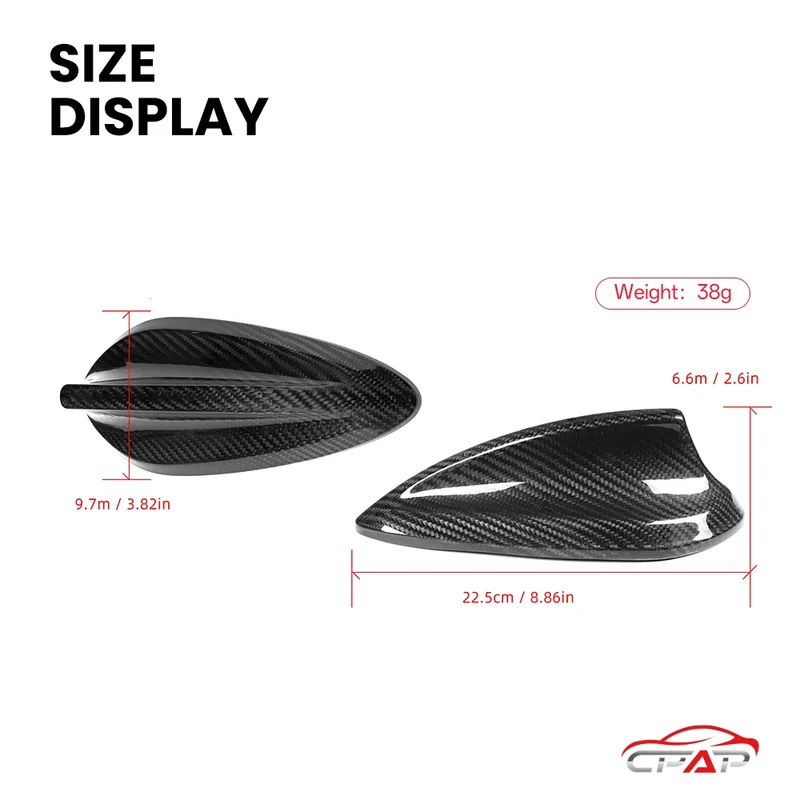 Coques d'Antenne Carbone BMW F30 G20 G30