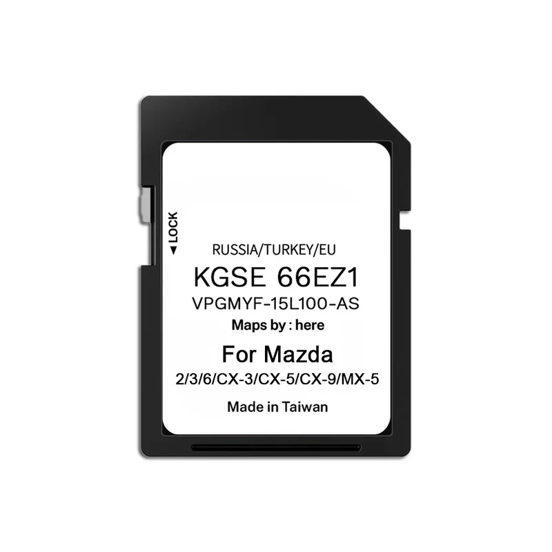 Carte SD Navigation GPS Mazda 3 6 CX-5 Europe 2024