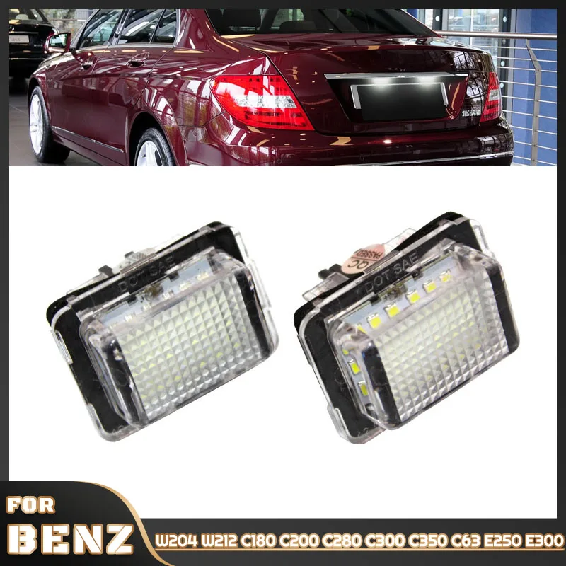 Feux de Plaque LED Mercedes Classe C W204 Classe E W212