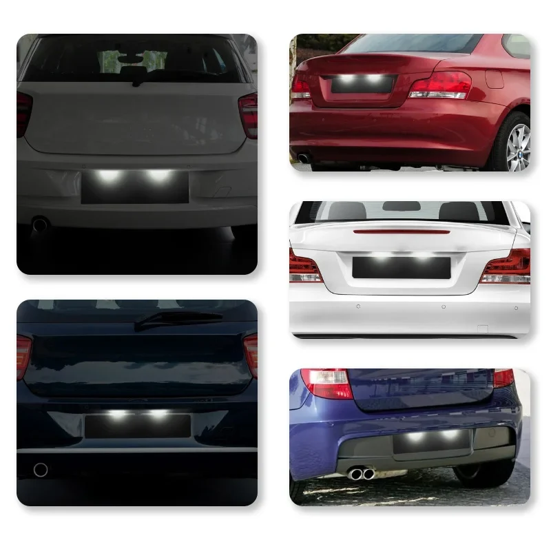 Eclairage de Plaque LED BMW Serie 3 5 X5 X6