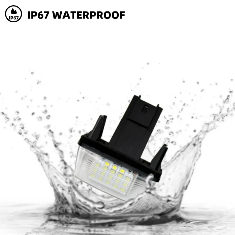 Éclairage de Plaque LED Peugeot 206 207 Citroën C3 C4