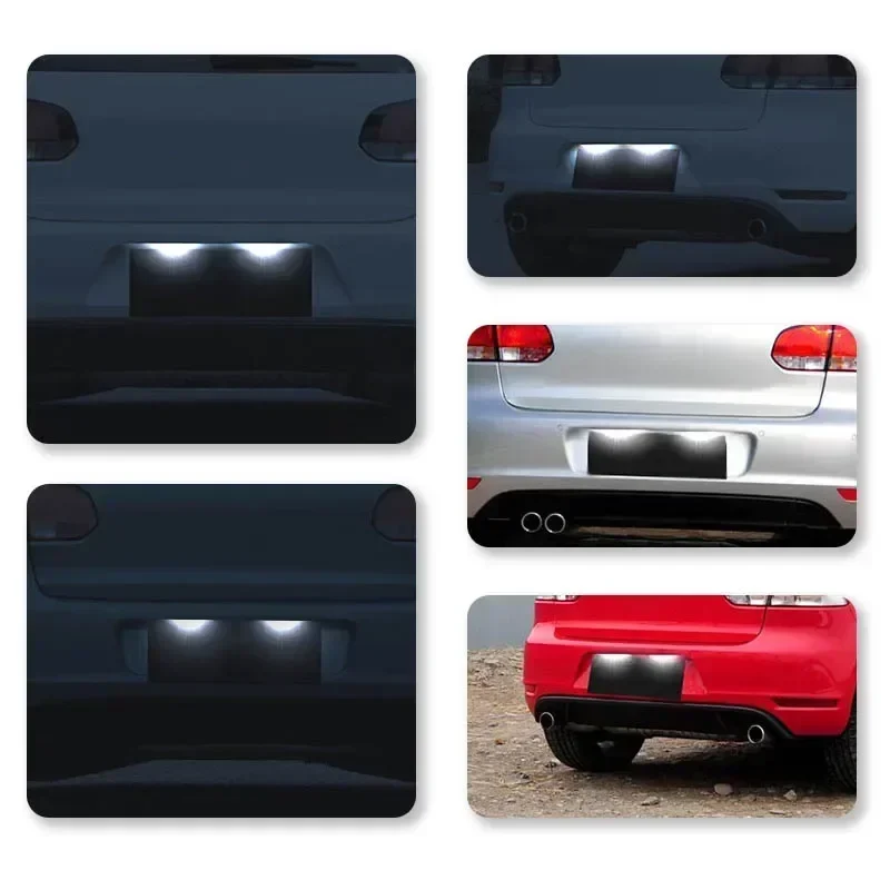 Éclairage de Plaque LED VW Golf Passat Seat Skoda
