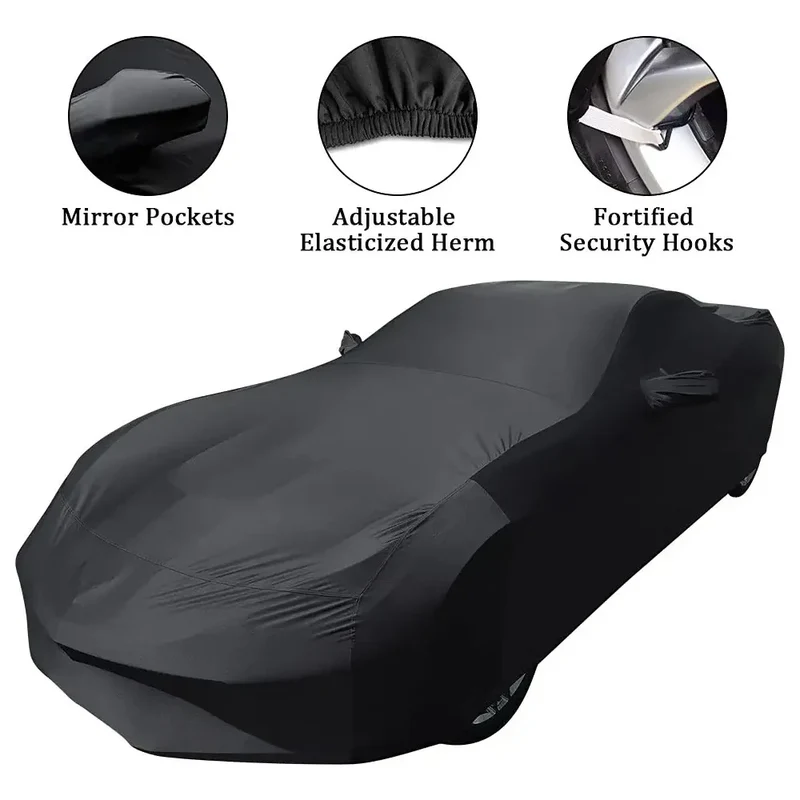 Housse de Protection Voiture Intérieure Tissu Élastique