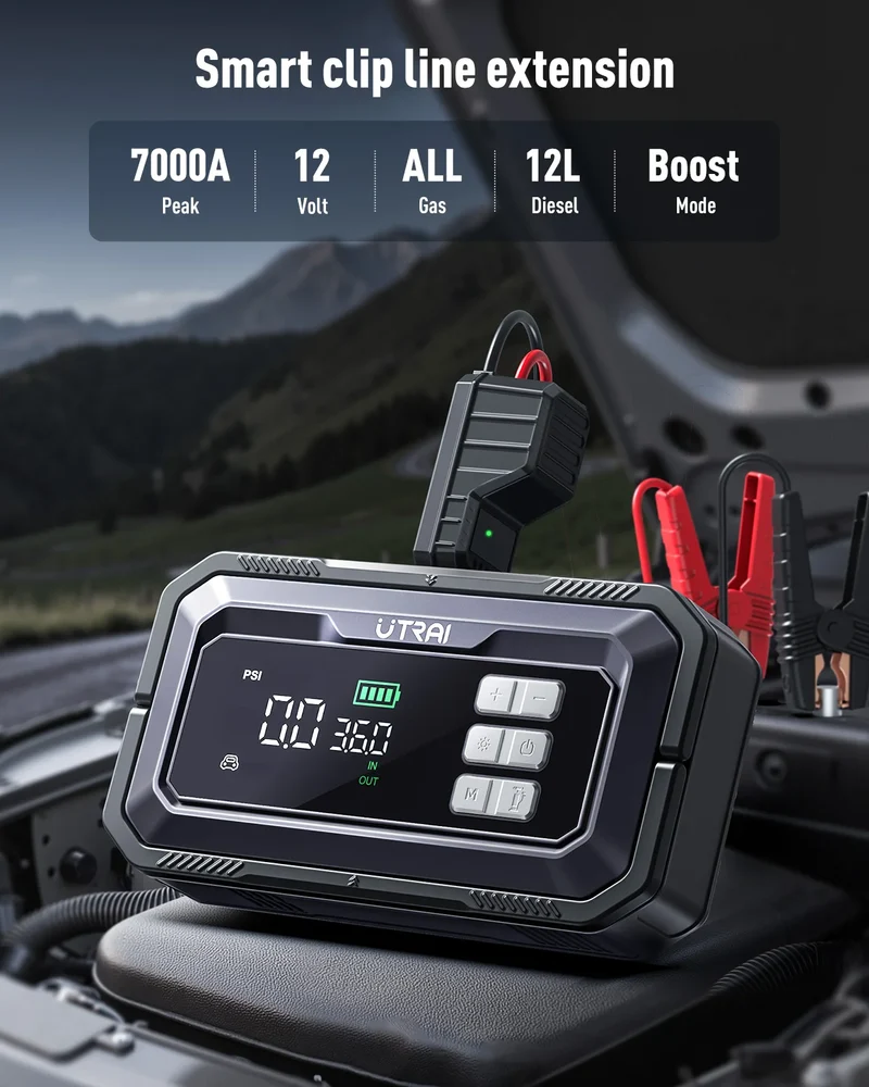 Booster de Démarrage UTRAI JS-30 7000A Diagnostic OBD