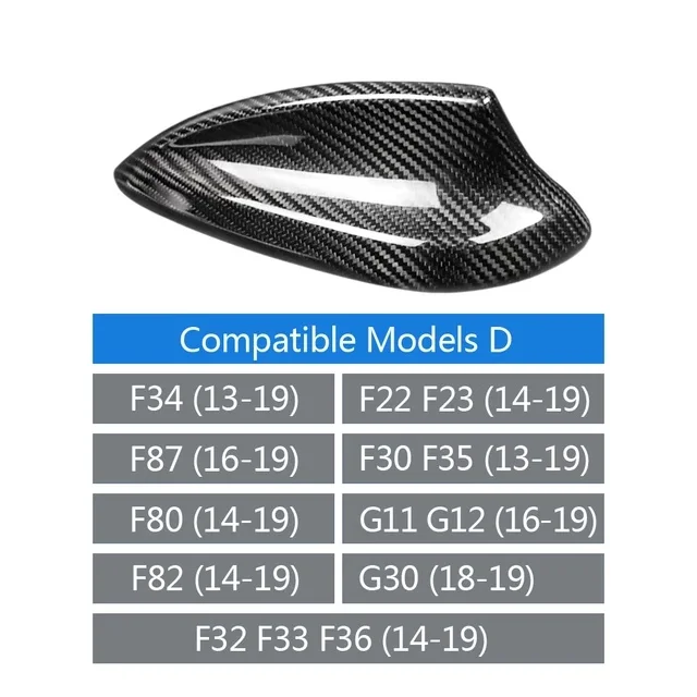 Antenne Shark Fin BMW M2 M3 M4 X1 X3 F22 F30 Carbone