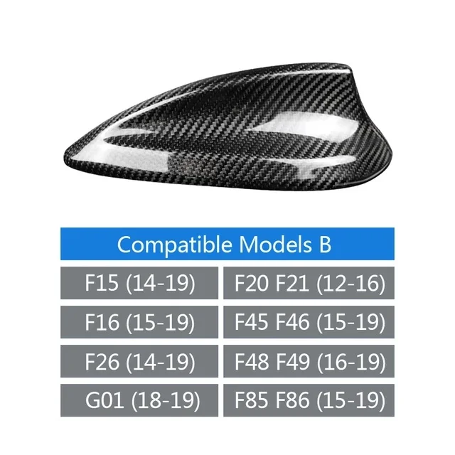 Antenne Shark Fin BMW M2 M3 M4 X1 X3 F22 F30 Carbone