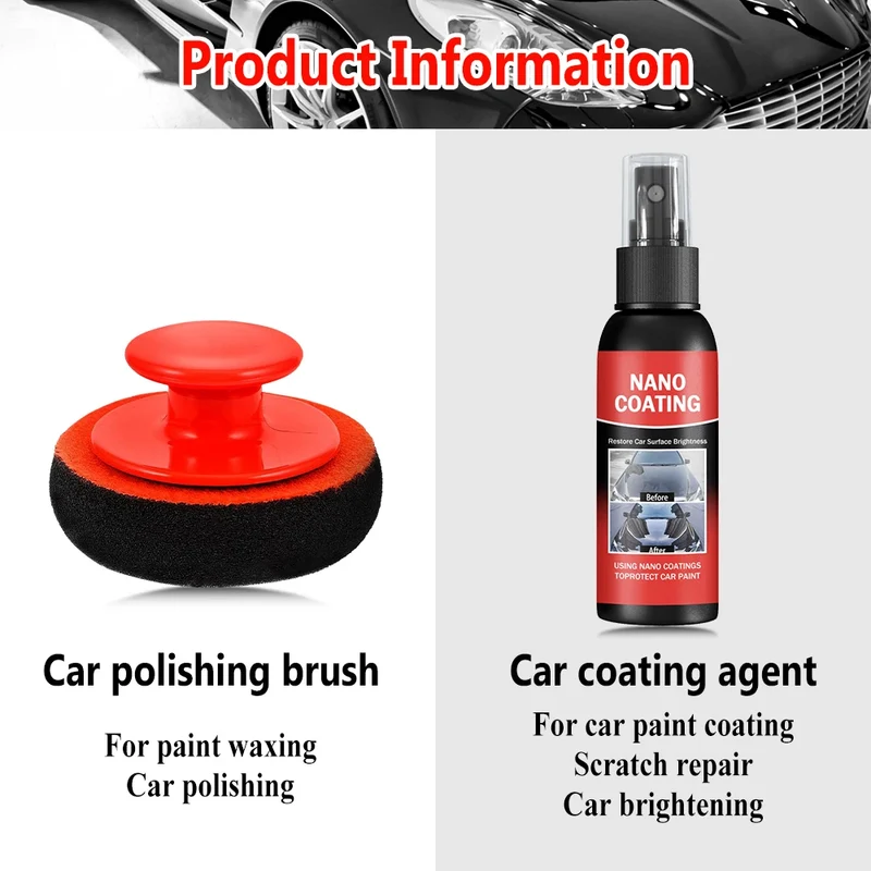 Kit Polissage Nano Coating Peinture Voiture Brillance