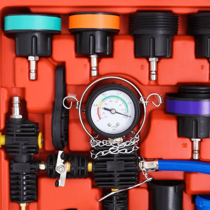 Kit testeur de pression de radiateur 28 pièces en mallette
