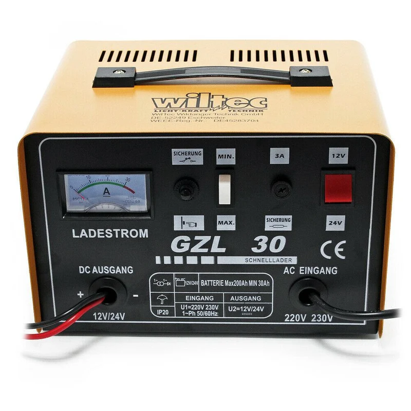 Chargeur Batterie Auto 16A Rapide 12V 24V