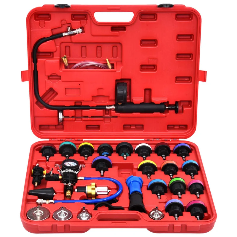 Kit testeur de pression de refroidissement universel 28 pièces