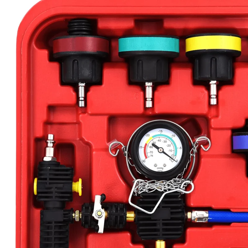 Kit testeur de pression de refroidissement universel 28 pièces
